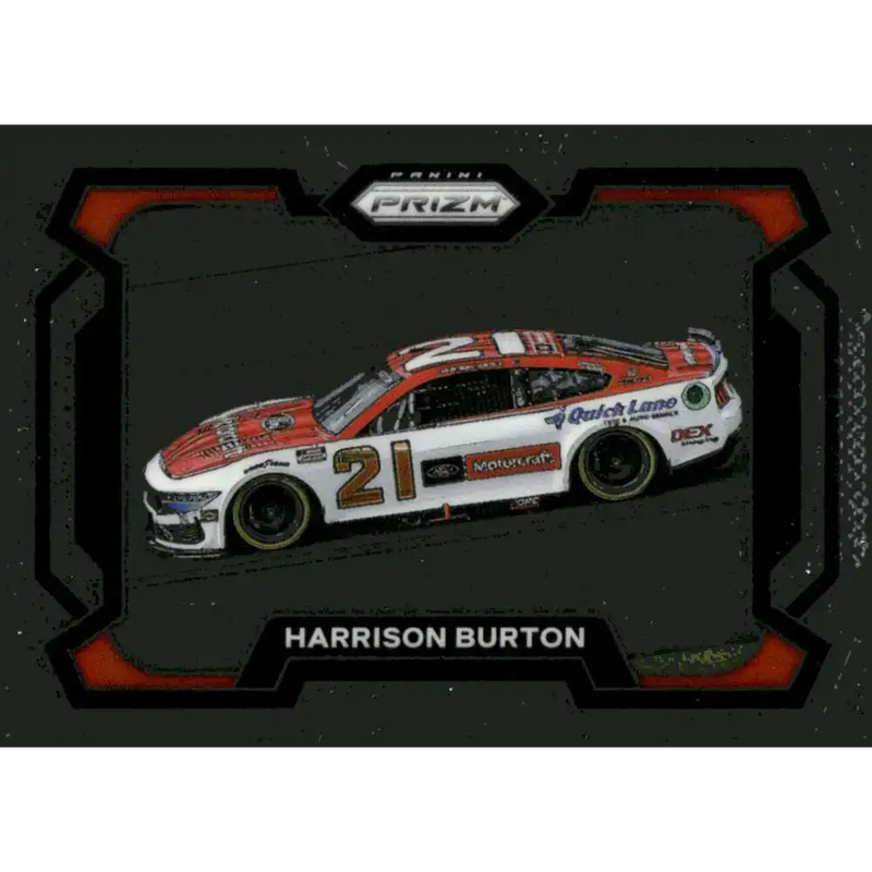 2024 Panini Prizm Rides #39 Harrison Burton NM-MT Motorcraft/Wood Brothers Racing/Ford Racing Card - Racing Card Single