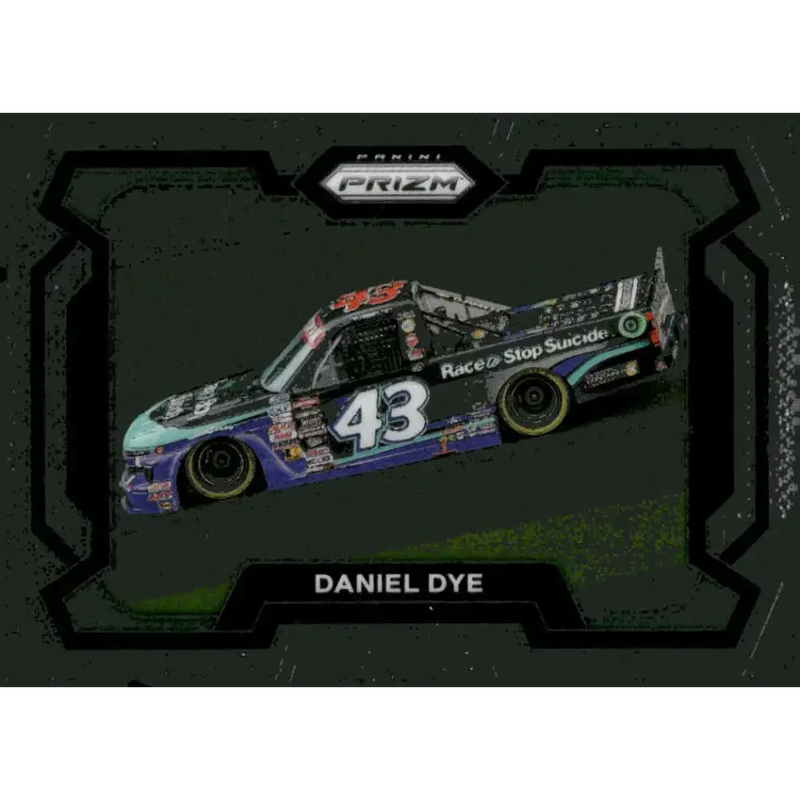 2024 Panini Prizm Rides #41 Daniel Dye NM-MT Race to Stop Suicide/McAnally-Hilgemann Racing/Chevrolet Racing Card