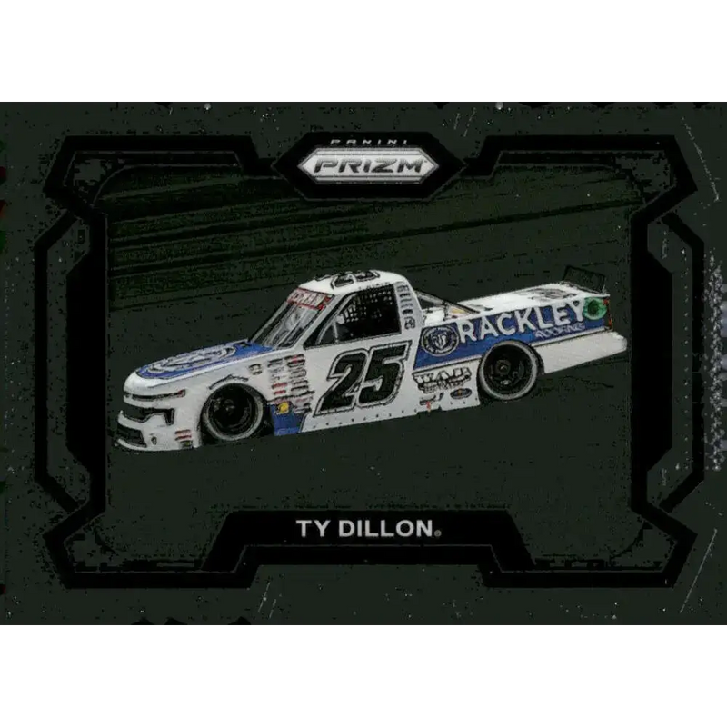 2024 Panini Prizm Rides #42 Ty Dillon NM-MT Rackley Roofing/Rackley WAR/Chevrolet Racing Card - Racing Card Single