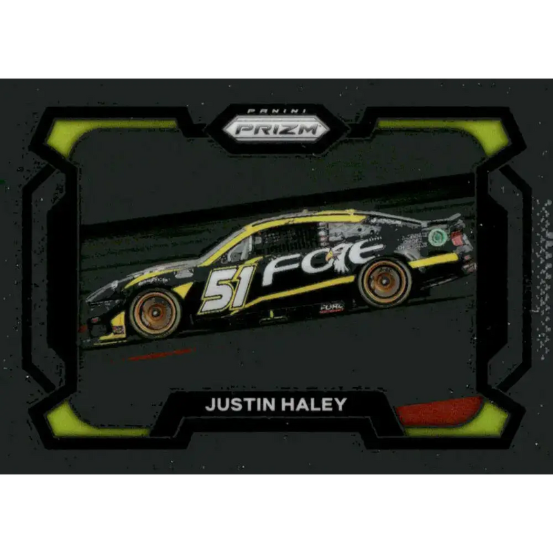 2024 Panini Prizm Rides #54 Justin Haley NM-MT Fraternal Order of Eagles/Rick Ware Racing/Ford Racing Card - Racing