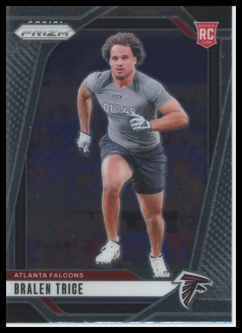 2024 Panini Prizm Rookie Bralen Trice #312 Atlanta Falcons Football Card NFL - Football Card Single