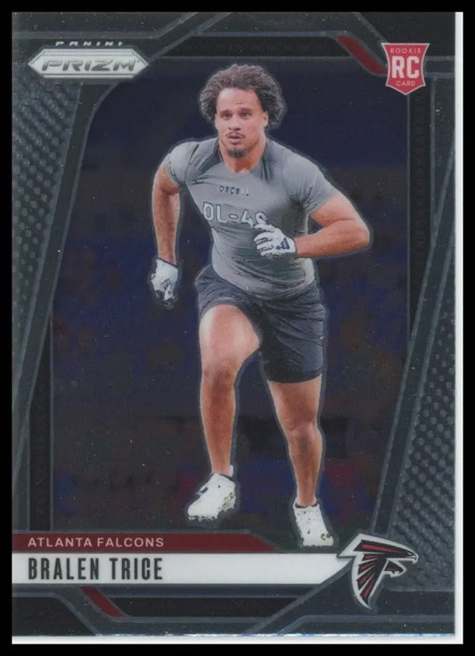 2024 Panini Prizm Rookie Bralen Trice #312 Atlanta Falcons Football Card NFL - Football Card Single