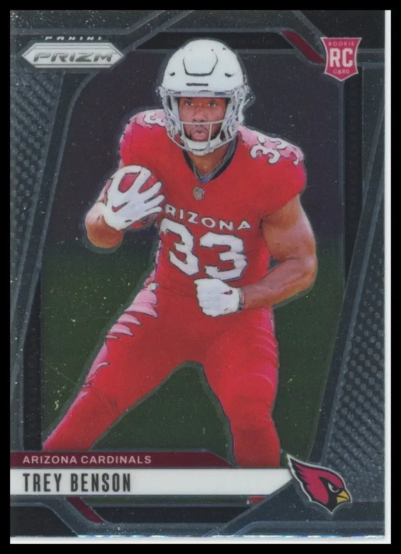 2024 Panini Prizm Rookie Trey Benson #392 Arizona Cardinals Football Card NFL