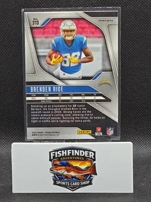 2024 Panini Prizm - Rookies Brenden Rice #313 Disco Prizm (RC) - Football Card Single