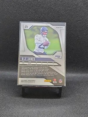 2024 Panini Prizm - Rookies D.J. James #322 Pink Prizm (RC)