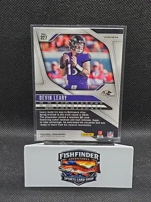2024 Panini Prizm - Rookies Devin Leary #327 Disco Prizm (RC) - Football Card Single