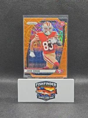 2024 Panini Prizm - Rookies Jacob Cowing #335 Lazer Prizm (RC) - Football Card Single