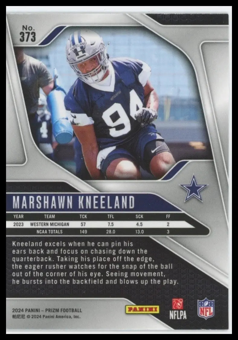 2024 Panini Prizm - Rookies Marshawn Kneeland #373 (RC) - Basketball Card Single