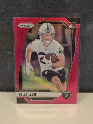 2024 Panini Prizm - Rookies Pink Prizm #330 Dylan Laube (RC)
