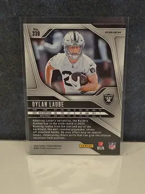 2024 Panini Prizm - Rookies Pink Prizm #330 Dylan Laube (RC)