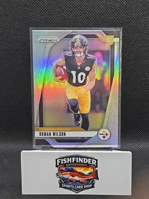 2024 Panini Prizm - Rookies Roman Wilson #384 Silver Prizm (RC) - Football Card Single