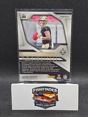 2024 Panini Prizm - Rookies Spencer Rattler #388 Lazer Prizm (RC) - Football Card Single