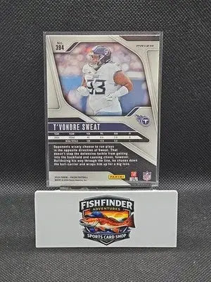 2024 Panini Prizm - Rookies T’Vondre Sweat #394 Disco Prizm (RC) - Football Card Single
