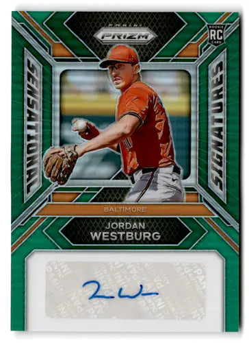 2024 Panini Prizm Sensational Signatures Prizms Green #12 Jordan Westbu ID:76083 - Baseball Card Single