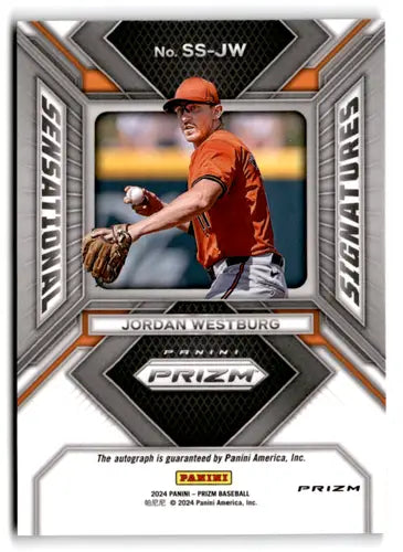 2024 Panini Prizm Sensational Signatures Prizms Green #12 Jordan Westbu ID:76083 - Baseball Card Single