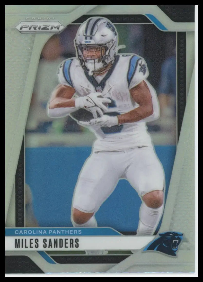 2024 Panini Prizm - Silver Miles Sanders 38 Carolina Panthers - Football Card Single