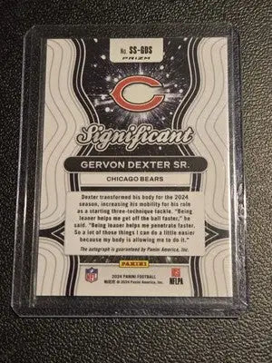 2024 Panini Prizm #SS-GDS Gervon Dexter Sr. Significant Signatures - Football Card Single