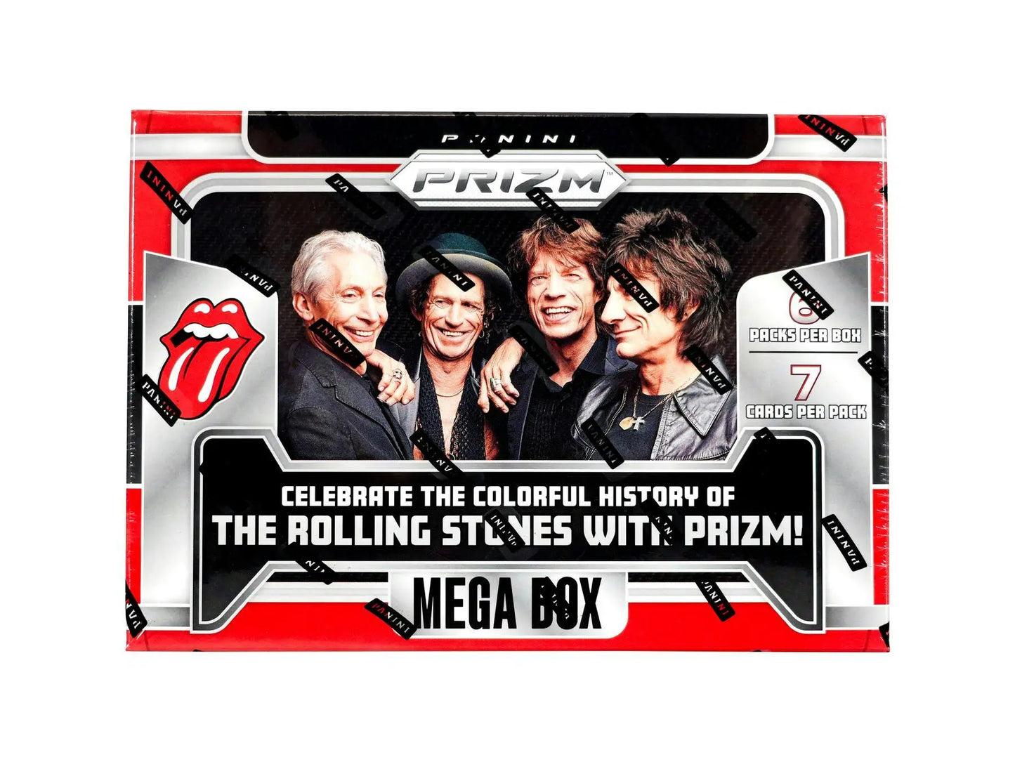 2024 Panini Prizm Rolling Stones Hobby Mega Box featuring Rolling Stones collectibles