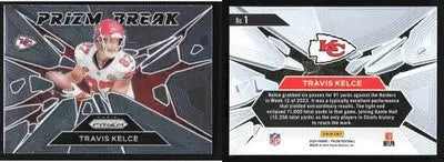 2024 Panini Prizm TRAVIS KELCE #1 Prizm Break Kansas City Chiefs - Football Card Single