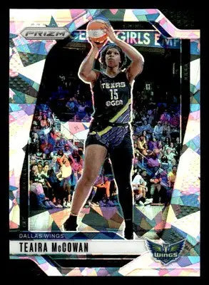 2024 Panini Prizm WNBA #105 Teaira McCowan Ice Prizms - Basketball Card Single