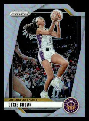 2024 Panini Prizm WNBA #110 Lexie Brown Silver Prizms - Basketball Card Single