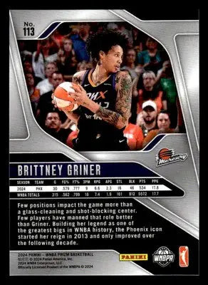 2024 Panini Prizm WNBA #113 Brittney Griner - Basketball Card Single