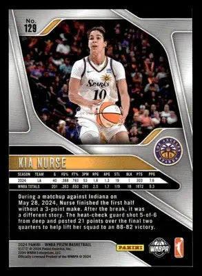2024 Panini Prizm WNBA #129 Kia Nurse - Basketball Card Single