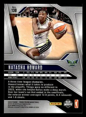 2024 Panini Prizm WNBA #130 Natasha Howard - Basketball Card Single