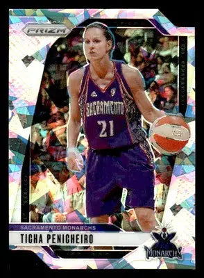 2024 Panini Prizm WNBA #135 Ticha Penicheiro Ice Prizms - Basketball Card Single