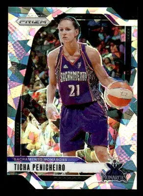 2024 Panini Prizm WNBA #135 Ticha Penicheiro Ice Prizms - Basketball Card Single