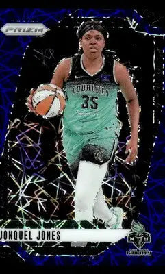 2024 Panini Prizm WNBA #14 Jonquel Jones Blue Velocity Prizms - Basketball Card Single