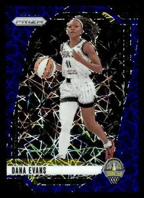 2024 Panini Prizm WNBA #72 Dana Evans Blue Velocity Prizms - Basketball Card Single
