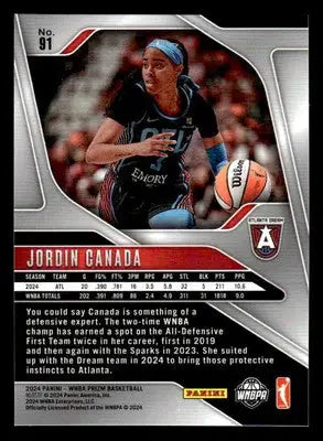 2024 Panini Prizm WNBA #91 Jordin Canada - Basketball Card Single
