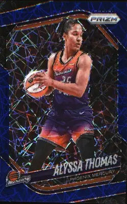 2024 Panini Prizm WNBA Blue Velocity Prizms #44 Alyssa Thomas