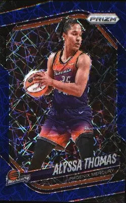 2024 Panini Prizm WNBA Blue Velocity Prizms #44 Alyssa Thomas - Basketball Card Single
