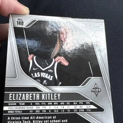 Elizabeth Kitley basketball trading card from Panini Prizm Silver Prizm Image Variation