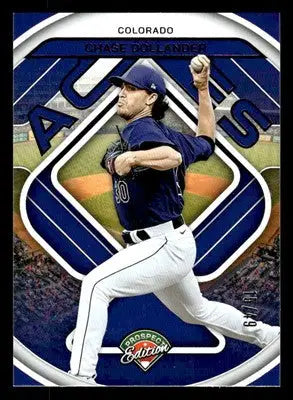 2024 Panini Prospect Edition #10 Chase Dollander Aces Purple #/49 - Baseball Card Single