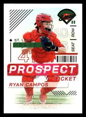 2024 Panini Prospect Edition #100 Ryan Campos - Baseball Card Single