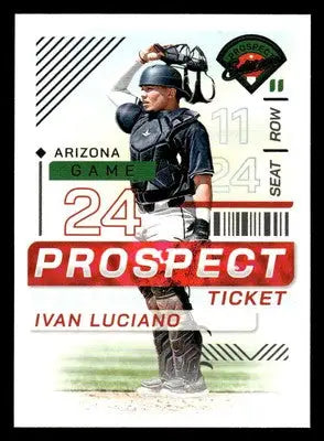 2024 Panini Prospect Edition #103 Ivan Luciano - Baseball Card Single