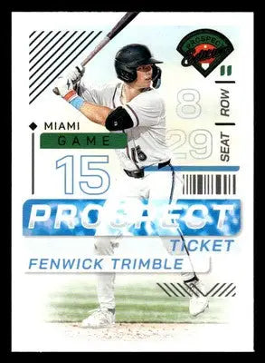 2024 Panini Prospect Edition #105 Fenwick Trimble - Baseball Card Single