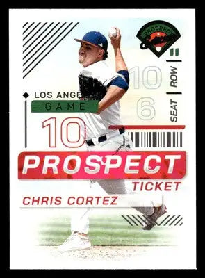 2024 Panini Prospect Edition #118 Chris Cortez - Baseball Card Single