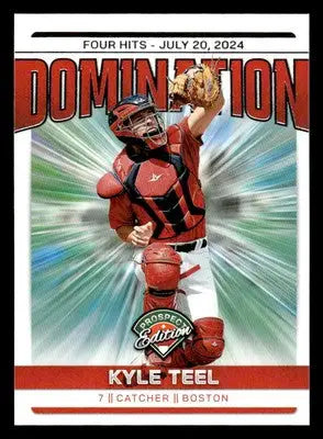 2024 Panini Prospect Edition #12 Kyle Teel Domination - Baseball Card Single