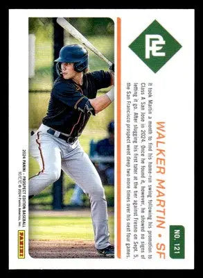 2024 Panini Prospect Edition #121 Walker Martin Red #/299 - Baseball Card Single