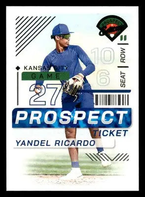 2024 Panini Prospect Edition #131 Yandel Ricardo - Baseball Card Single