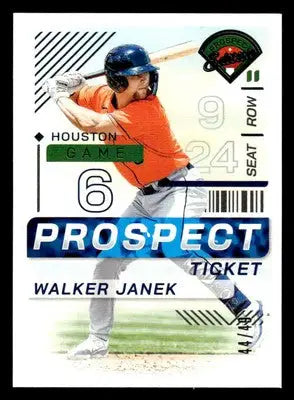 2024 Panini Prospect Edition #15 Walker Janek Teal #/49 - Baseball Card Single