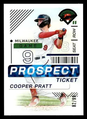 2024 Panini Prospect Edition #154 Cooper Pratt - Baseball Card Single