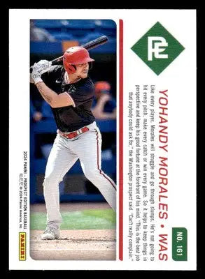 2024 Panini Prospect Edition #161 Yohandy Morales - Baseball Card Single