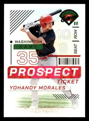 2024 Panini Prospect Edition #161 Yohandy Morales - Baseball Card Single