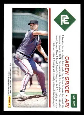 2024 Panini Prospect Edition #162 Caden Grice - Baseball Card Single