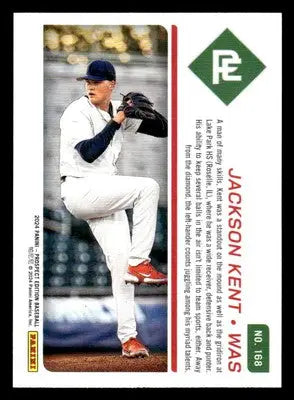 2024 Panini Prospect Edition #168 Jackson Kent - Baseball Card Single